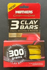 Mothers-california Gold-auto Detailing-100g Clay Bars Pack Of 3 New Sealed