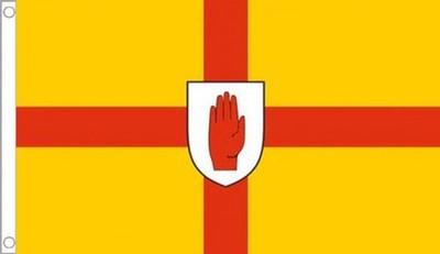 ULSTER FLAGGE 5' x 3' Nordirland Flagge Irish Easter Rising Orange Orden