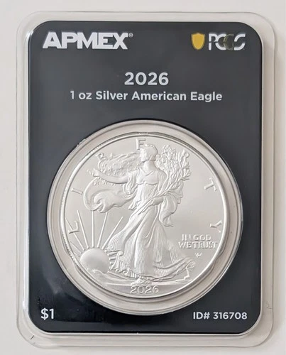 2026 SILVER AMERICAN EAGLE 1 OUNCE MINT DIRECT PREMIER PCGS FIRST STRIKE