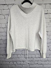 Varley Double Soft Betsy Sweatshirt Womens M Heathered Oatmeal Pullover Top
