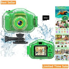 Fun and Creative Waterproof Camera for Kids - Ideal Birthday Gift for Ages 3-12