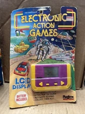 Vintage Playtime SPACEMAN Handheld Electronic Action Games Game Slightly Open