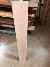 Curly Maple Figured neck blank 36"x5"x .78" Strat Tele KD  Wide