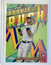 2024 Topps Chrome Logofractor Jasson Dominguez All-Etch Rookie Rush RC CERL-4
