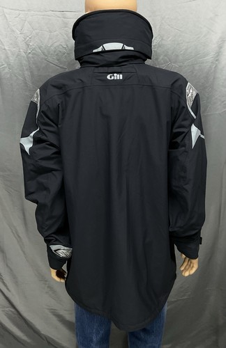 GILL OS2 HUNTING Coastal Offshore Black Waterproof Hooded PARKA men XL - Picture 11 of 24
