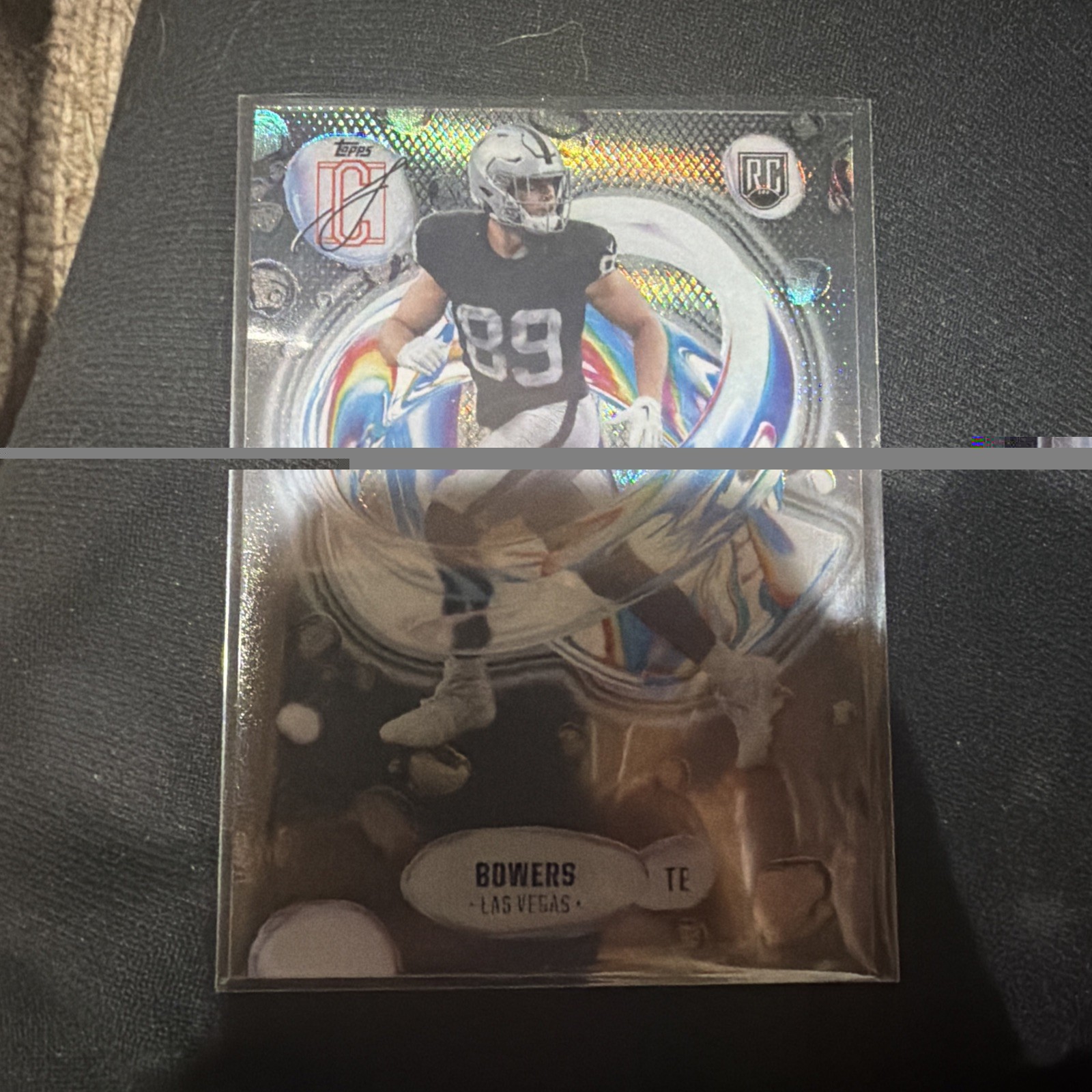 Brock Bowers 2024 Topps Signature Class Fluidity Acetate Rookie Card #F-6