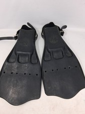 SCUBAPRO Jet Fin Vented Design Made in the USA Black Rubber Diving Fins Medium