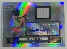 2008 Bowman Sterling Elvis Andrus Prospect Refractor Auto Autograph #/199