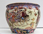 sehr große Chinesische Cache Pot-Blumenübertopf-Fischbowl,ROC Periode 1912-1949