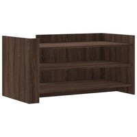 Couchtisch Braun Eichen-Optik 100X50X50 Cm Spanplatte