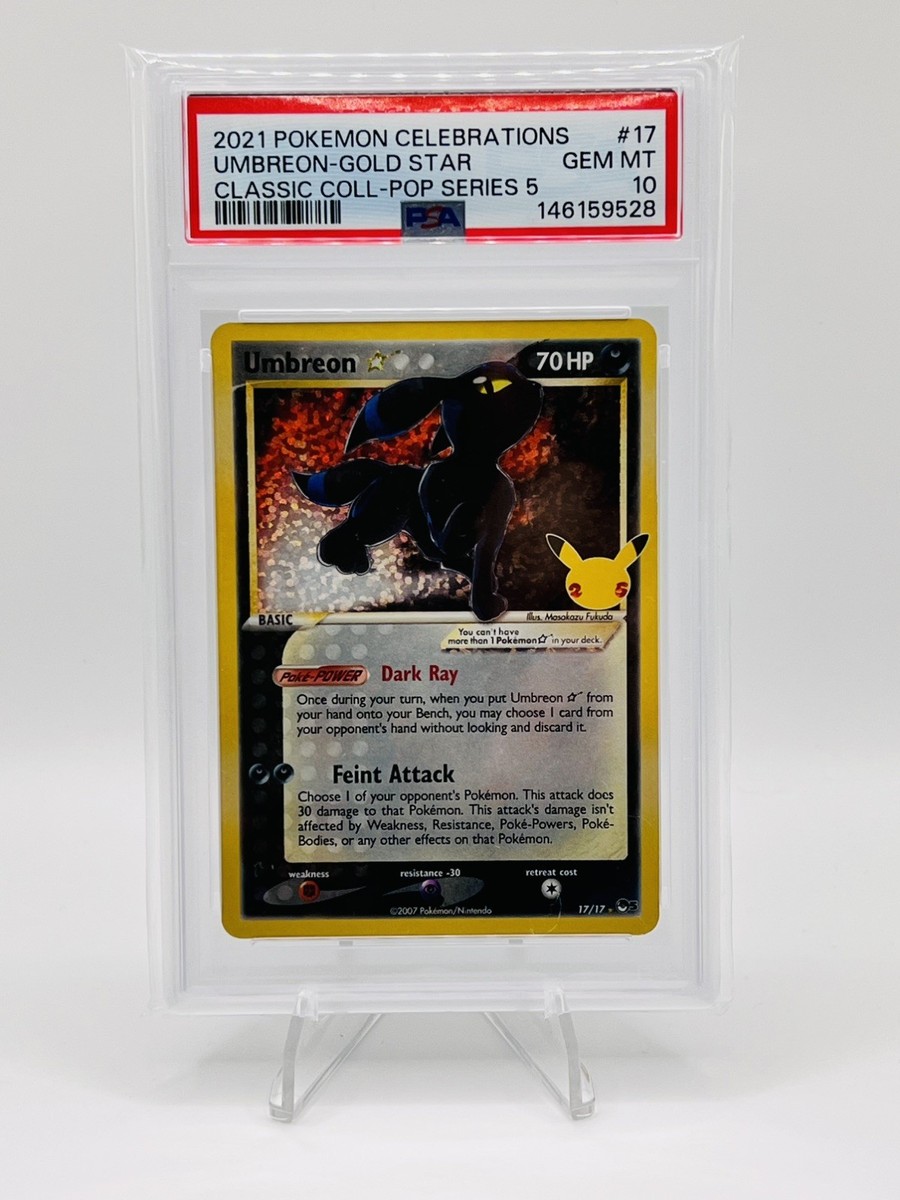 GOLDEN  STAR BAG おまけ付き！アパルトモン 2021 Pokemon Celebrations - Umbreon-Gold Star - 17/17 - pop series