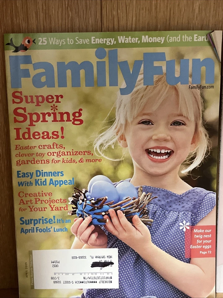 FAMILY FUN MAGAZINE Lot of 3 February/March/April 2009 Foto 2 de 4