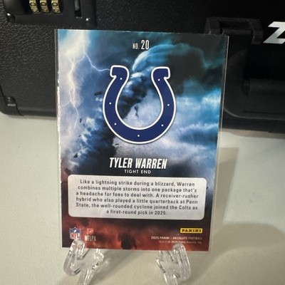 🔥2025 Absolute Tyler Warren #20 By Storm Insert RC Rookie 🔥 | eBay