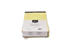 Amazon Basics Legal Wide Ruled Canary Yellow Pad 8.5x11.75 50-Sheet 12 Pack