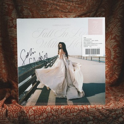 SIGNED Sabrina Claudio Fall In Love With Her BONE vinyl LP /500 UO feeling rain