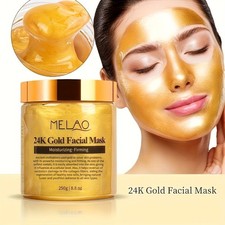 MELAO 24k Gold Facial Mask Anti-Aging Anti-Toxin Anti-Acne Home Self Skin Care