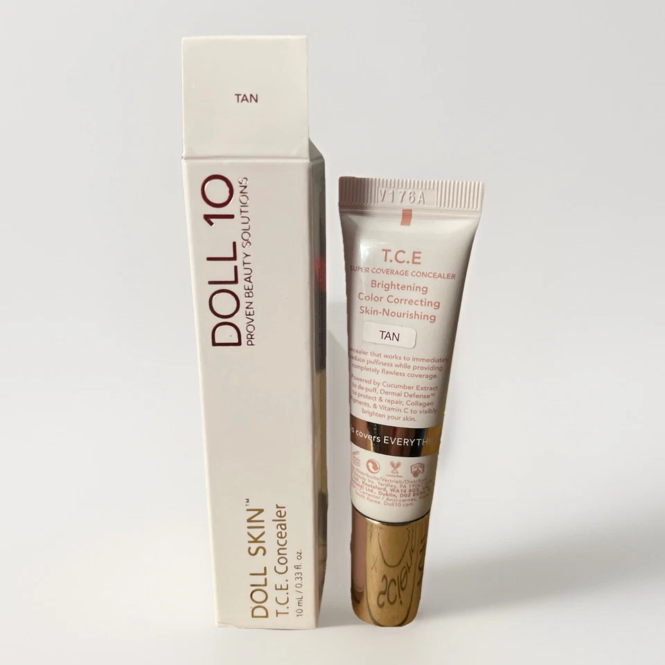 Doll 10 T.C.E. Concealer; Tan Shade .33 fl. oz NIB Tik Tok Viral - Image 2 of 4