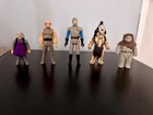 Lot of 5 Vintage 80's Star Wars Figures, Madine Lobot Ugnaught Logray Chirpa