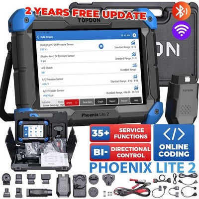 2026 TOPDON Phoenix Lite 2 Car Diagnostic Scanner Advanced ECU Online Coding
