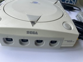 Sega Dreamcast BUNDLE ,fishing rod, controllers, extras box +bass fishing game