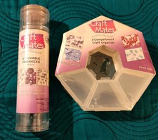 2 CraftMates 7-Compartments Craft Organizers "For The Little Things" NWT