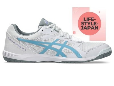 ASICS ATTACK HYPERBEAT 4 1073A056 102 White Arctic Sky Men Indoor sports Shoes