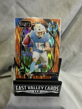 2024 Panini Select - Club Level Ladd McConkey #268 Orange Shock Prizm /399 (RC)