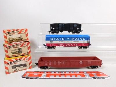Fleischmann H0 DC 3x US Güterwagen 1427 S BAR 1426 N PRR 1438 NYC  #EL604-1