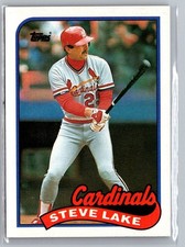 1989 Topps #463 Steve Lake