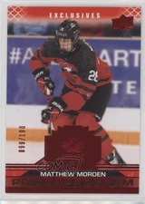2022 Team Canada Juniors Pride of the Program UD Exclusives Matthew Morden o1h