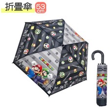 Character Folding Umbrella Super Mario Border 90484 53cm J's Planning