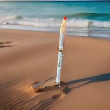 Akai Pro EWI Solo Special Edition White Electronic Wind ,Stand  Red Breathpiece