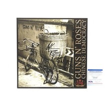 Axl Rose Autographed Guns N’ Roses Chinese Democracy 1st Press Vinyl Album PSA