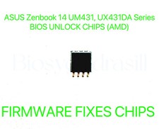 ASUS Zenbook 14 UM431, UX431DA Series, ADMIN NO PASSWORD FIRMWARE BIOS CHIP AMD