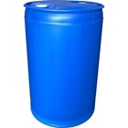 55 Gallon Water Storage Barrel BPA Free Plastic Emergency Drum for Home Prepa...