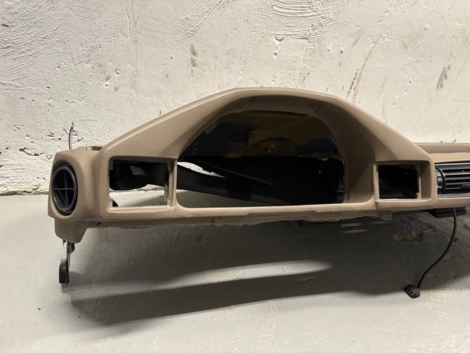 OEM BMW E34 5 Series Dashboard Tan Brown 1992 535i 525i 530i Dash Panel - Image 3 of 4
