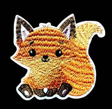 Animals Iron on Patches, Embroidered 3 x 2 1/2 inch