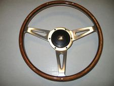 Tr4-6 15 Laminated Wood Riveted Steering Wheel W Adapter Hub Hardware Tr4-6 15 Laminated Wood Riveted Steering Wheel W Adapter Hub Hardware
