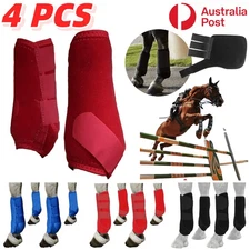 4PCS Horse Leg Wraps Sport Boots Leggings Protective Guards Training Bandages