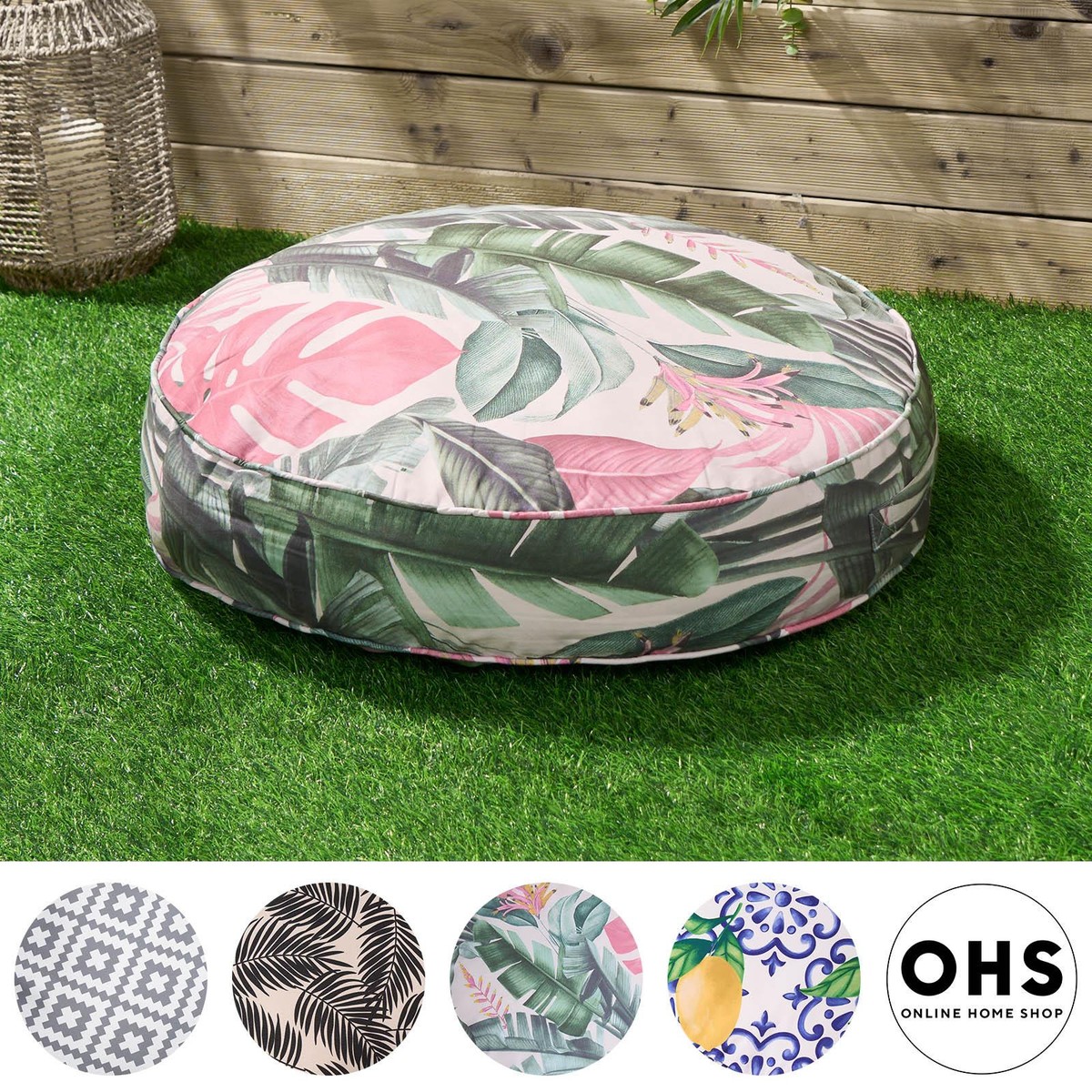Round Cushion Cover Big Garden Floor Cushions Floor Pillow Pillow