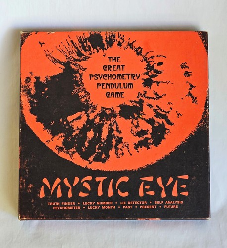 The Great Psychometry Pendulum Game Mystic Eye Fortune Teller Vintage 70's - Picture 2 of 6