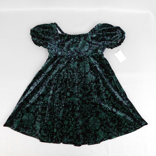 Target x Wicked Paul Tazewell Velvet Elphaba Dress Girl's 8, Medium #6412 - Picture 2 of 8