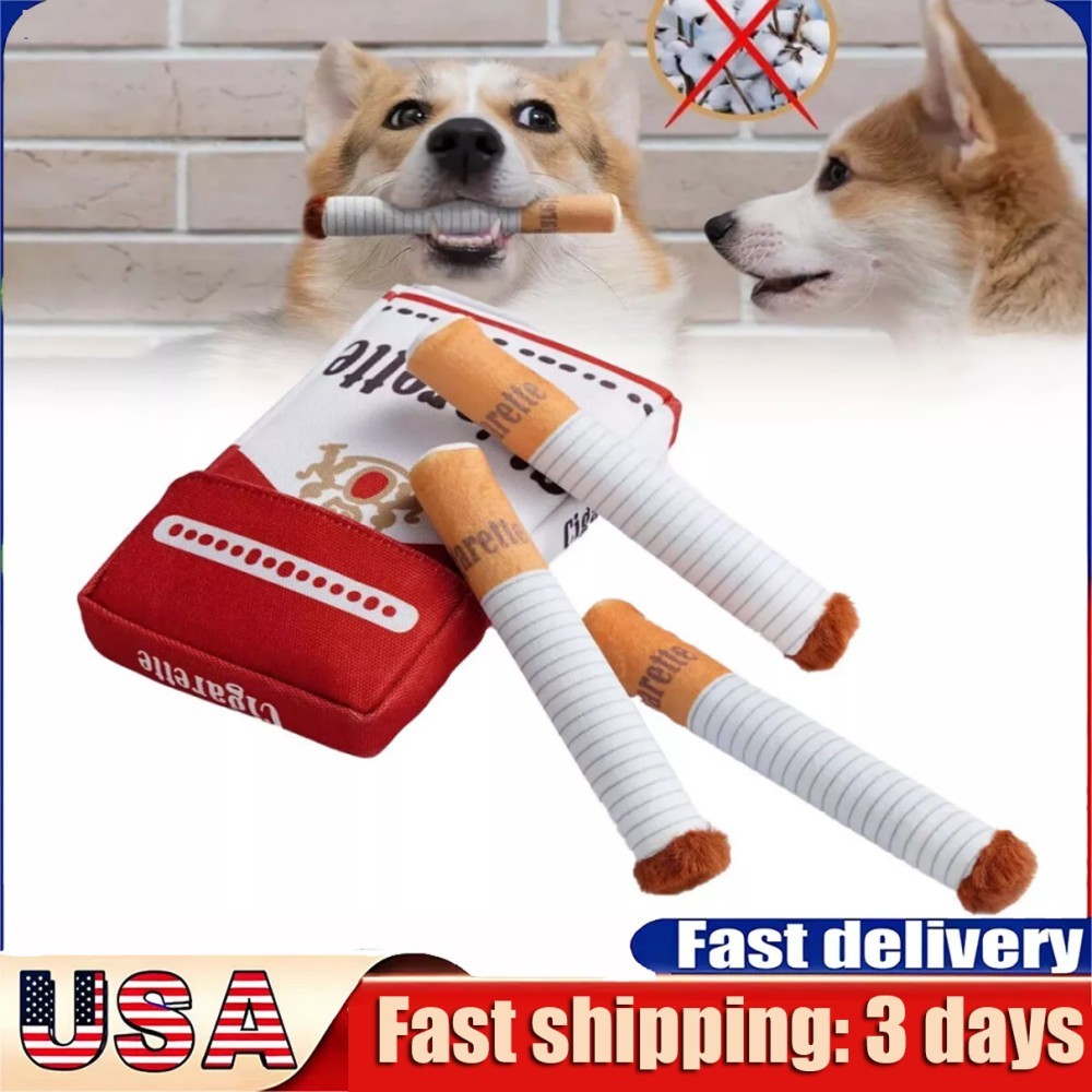 Creatives Cigarette Design Giggling Chewing Toy