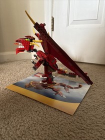 Lego Creator 3 In 1 Fiery Legend 6751 99% Complete With Box And Instructions
