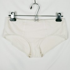 Vintage Lily Of France Bikini Brief Large Cotton Bland Low Rise White Union USA