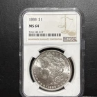 1888 Morgan Dollar NGC Certified MS64