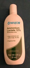 MAJOR Ammonium Lactate 12 225g Hand  Body Moisturizer Lotion 8oz CO64 