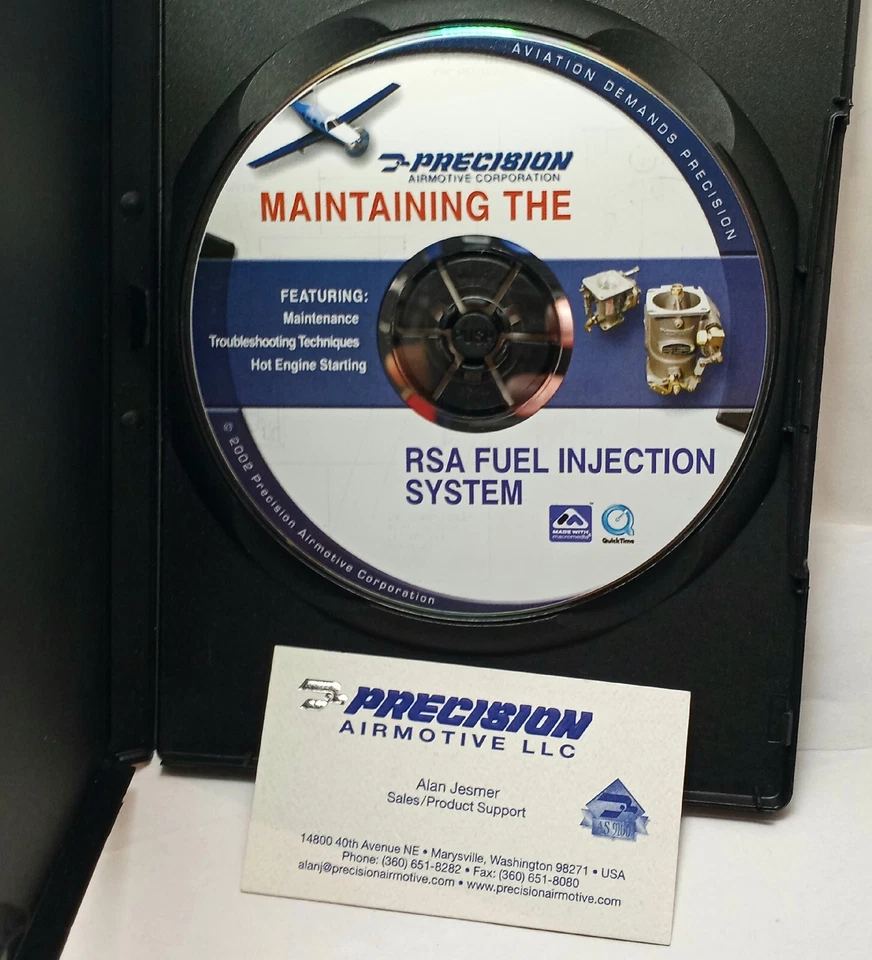 Precision Plane Maintaining the RSA Fuel Injection System Interactive CD-ROM - Image 2 of 4