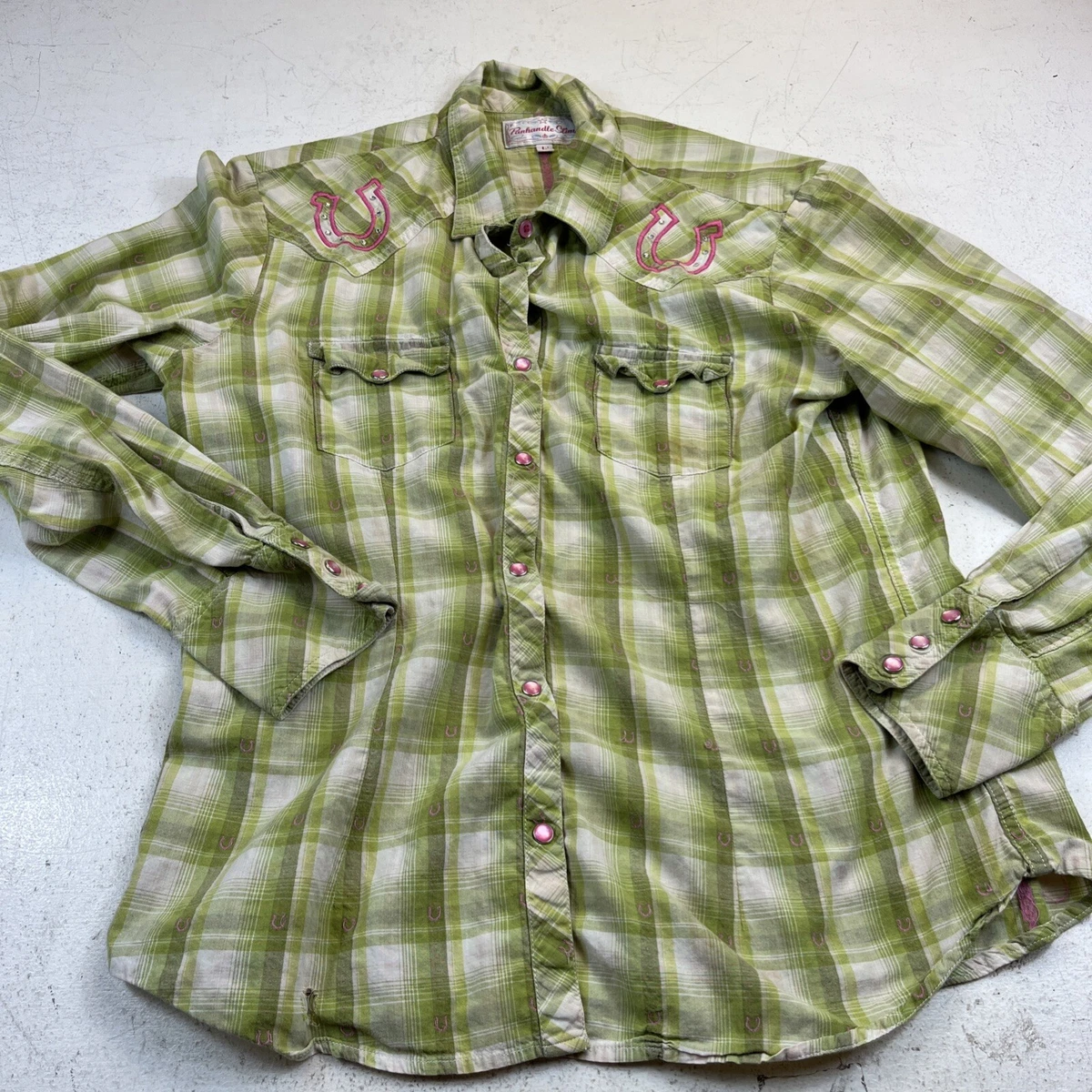 Chemise western avec des motifs western Blanche - Femme Chemise western avec des motifs western Blanche - Femme