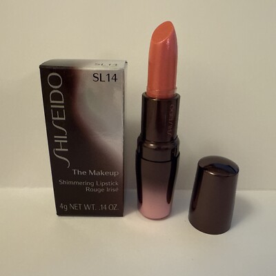 New in box SHISEIDO - The Makeup: Shimmering Lipstick SL14 Rouge irise Pink 4g